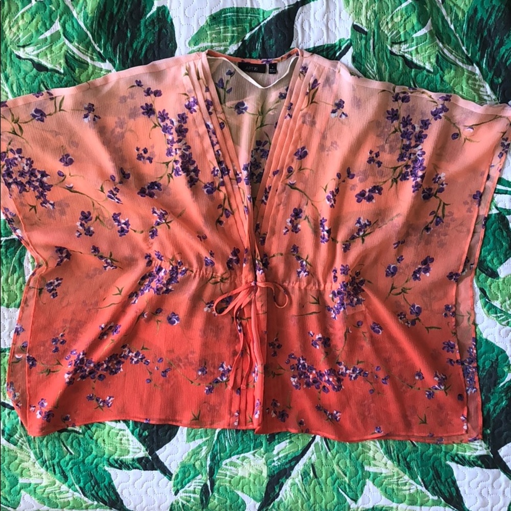 Apt. 9 Floral Ombré Kimono